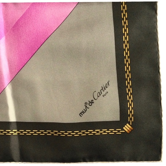 HOST PICK Vintage Must de Cartier Silk Scarf - Picture 3 of 6